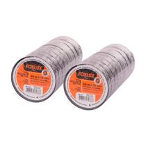 Fita Isolante PVC Antichamas 30mx19mm C/ 20 Un. Preta Foxlux