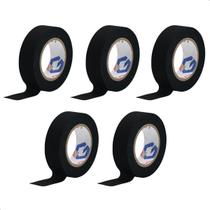 Fita Isolante Tecido Rolo 10 Metros Chicote Automotiva Kit 5