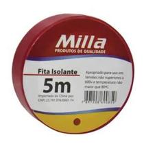 Fita Isolante Vermelha 5 Metros Milla