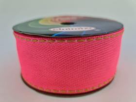 Fita Jeans Sinimbu Rosa Cor11 Neon - 38mm / 10 metros