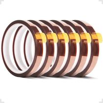 Fita Kapton Poliamida Sublimação Termica Altas Temperaturas Reflow Reballing BGA 10mm x 33 Metros