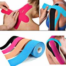 Fita Kinésio Bandagem Elástica Esportiva Muscular Fisioterapia 5 Metros