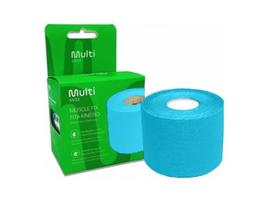 Fita Kinésio Muscle Fix 50 X 5000 Azul - Multi Saúde Fita Kinésio Muscle Fix 50 X 5000 Azul - Multi Saúde