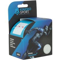 Fita Kinesio Sport Bandagem Funcional Elástica Para Lesões - Azul - KinesioSport