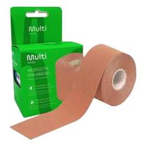 Fita Kinesio Tape Muscle Fix Multisaúde Bege Bandagem