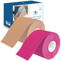 Fita Kinesiológica axion 2 Rolos 4,9 m x 5 cm à Prova d'Água Fita Kinesiológica axion 2 Rolos 4,9 m x 5 cm à Prova d'Água
