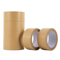 Fita Kraft Adesiva 50mx50mm Kit 5uni Embalagem caixa Larga
