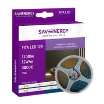 Fita LED 12V 12W/m 3000K 5m 120LEDs/m IP20 Save Energy Fita LED 12V 12W/m 3000K 5m 120LEDs/m IP20 Save Energy
