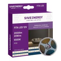 Fita LED 12V 20W/m 6500K 5m 240LEDs/m IP20 Save Energy