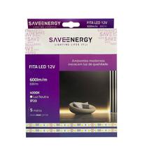 Fita Led 12V 6W/M 4000K IP20 (rolo 5ml) - Save Energy - SE-160.3102