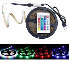 Fita Led 20mT Colorido RGB 5050 C/ Controle+Entrada USB