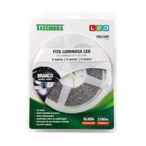 Fita Led 2,5W/M 12V 6500K ( Rolo com 5M + Fonte ) 14040108-01 - Taschibra