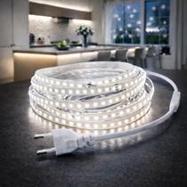 Fita Led 2835 Branco Neutro 4000K Direto Tomada 10m