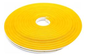 Fita Led 2835 Neon 12V IP67 10W Alto Brilho Amarela 5M
