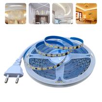 Fita Led 3 Cores De Luzes Quente, Neutra E Fria, 110v 10mts