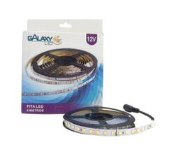 Fita Led 3528 Branco Quente 3000K 5M 12V Ip20 Galaxy