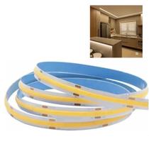 Fita LED 4000K COB 12v IP20 5 Metros 18w Teto Rebaixado Perfil Espelho Sanca Gesso Iluminaçao Profissional Ambiente Externo Interno Loja Quarto Reside Fita LED 4000K COB 12v IP20 5 Metros 18w Teto Rebaixado Perfil Espelho Sanca Gesso Iluminaçao Profissional Ambiente Externo Interno Loja Quarto Reside