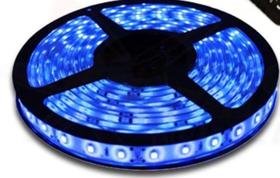 Fita Led 5 Metro Azul 12v 5050 IP65 A Prova D Aguá Fita Led 5 Metro Azul 12v 5050 IP65 A Prova D Aguá