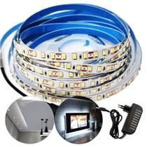 Fita Led 5 Metros 2835 Ip20 120leds/m Adesivada P/ Corredores, Janelas, Arcos LLTT283512065