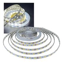 Fita LED 5 Metros 5050 60 LEDs 12V IP20 Branco Quente ou Branco Frio Fita LED 5 Metros 5050 60 LEDs 12V IP20 Branco Quente ou Branco Frio
