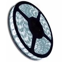 Fita Led 5050 5 Metros Com silicone Ip65 Branco Frio Fonte Luz Brancofrio