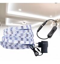 Fita Led 5050 Branco Frio 5m Com Fonte 2A 12V e Interruptor Fita Led 5050 Branco Frio 5m Com Fonte 2A 12V e Interruptor