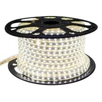 Fita Led 5050 C/fonte 110v 3metros Provad'água Luz Frio