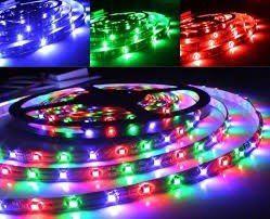 Fita Led 5050 RGB 5m Colorida Com Controle Remoto E Fonte Bivolt Para Decoração De Escritórios Home Fita Led 5050 RGB 5m Colorida Com Controle Remoto E Fonte Bivolt Para Decoração De Escritórios Home