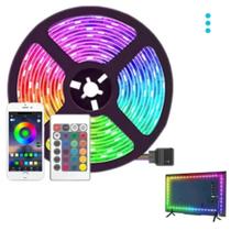 Fita Led 5050 Super Led Rgb 5m 16 Cores Controle Fita Led 5050 Super Led Rgb 5m 16 Cores Controle