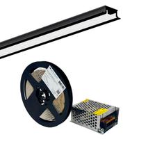 Fita Led 5M 2700k e Perfil Linear 2M com Driver Interlight