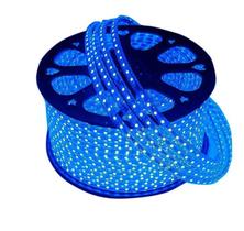 Fita led achatada 6mm 5050 IP65 Azul
