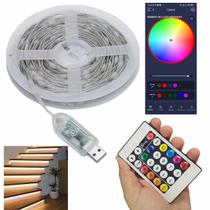 Fita Led Aplicativo App Celular 10 Metros Cores RGB Ajustavel Decoraçao Natal Gesso Sanca Luzes Pisca Pisca Escada Mesa Estante Iluminaçao
