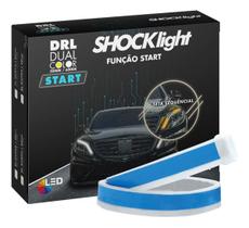 Fita Led Automotiva Led Drl Shocklight Dualcolor 75 Cm Farol