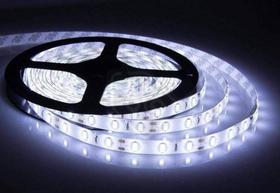 Fita led branca 5m frio s/silicone.