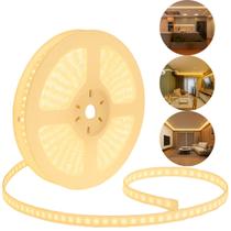Fita Led Branco Morno 5 Metros 2835 Smd 8mm 120 Leds 12v