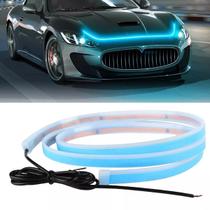 Fita Led Capo Carro DRL Luz Diurna Fita Tuning Barra Motor Automotivo Pick Up Duster Prisma