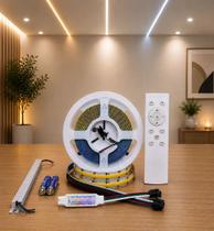 Fita Led Cob 576 Leds/m Ip44 Cct Sequencial 12v 5m 3 Cores Fita Led Cob 576 Leds/m Ip44 Cct Sequencial 12v 5m 3 Cores