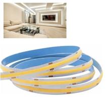 Fita LED COB 6500K 12v IP20 5 Metros 18w Sanca Espelho Teto Rebaixado Gesso Iluminaçao Profissional Quarto Sala Loja Interno Externo Ambiente Decoraça Fita LED COB 6500K 12v IP20 5 Metros 18w Sanca Espelho Teto Rebaixado Gesso Iluminaçao Profissional Quarto Sala Loja Interno Externo Ambiente Decoraça