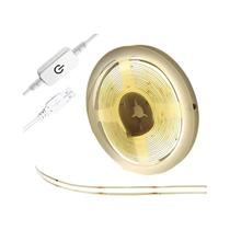 Fita LED COB Dimmable Com Alimentação USB E Interruptor Touch Para Iluminação Interna Em Sala De