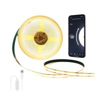 Fita LED COB Inteligente WiFi 320 LEDs/M DC5V Tuya USB Para Iluminação De Parede De Quarto, Armário Fita LED COB Inteligente WiFi 320 LEDs/M DC5V Tuya USB Para Iluminação De Parede De Quarto, Armário