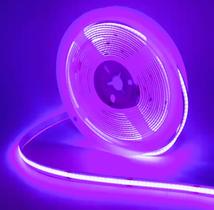 Fita LED COB Roxo 10W 360 LEDs 12V IP44 5 Metros