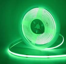 Fita LED COB Verde 10W 360 LEDs 12V IP44 5 Metros