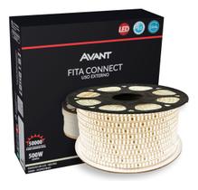 Fita Led Connect 10w 4000k Branco Neutro 50 Metros 220v Tensão Direta 120 Leds/m a prova dágua Cod 14802703310 Avant