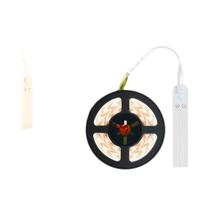Fita LED De Luzes Brancas Quentes E Frias Com Sensor De Movimento PIR Flexível Para Armário De