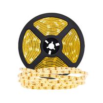 Fita Led Decorativa 12v Sala Quarto Closets 5m Branco Quente
