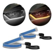Fita Led Drl Flexivel Dual Color 3000/6000K 12V 60 Cm Fita Led Drl Flexivel Dual Color 3000/6000K 12V 60 Cm