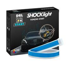 Fita LED DRL Universal 3000K/6000K Função Seta Sequencial 12V 30cm Dual Color Shocklight Com Vida Útil 30000 Horas Fita LED DRL Universal 3000K/6000K Função Seta Sequencial 12V 30cm Dual Color Shocklight Com Vida Útil 30000 Horas
