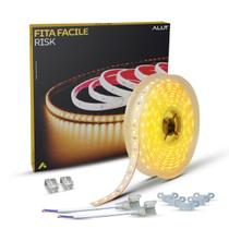 Fita Led Facile Risk 5 Metros 12w 2700k Branco Quente 120 leds provad'água ALUT001002 Alut By Avant
