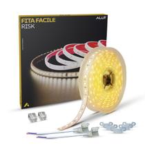 Fita Led Facile Risk 5 Metros 12w 4000k Branco Neutro 127v provad'água ALUT001005 Alut By Avant