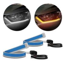 Fita LED Flexível 45 cm Luz Branca e Amarela - JR8